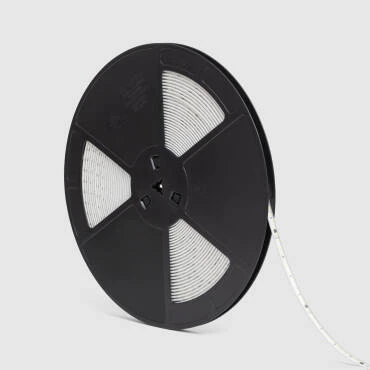 Ruban LED Dimmable 220V SMD Auto-Redressement 120 LED/m BOBINE 20m 8,5W/m 750lm/m Largeur 10mm Coupe 10cm IP65