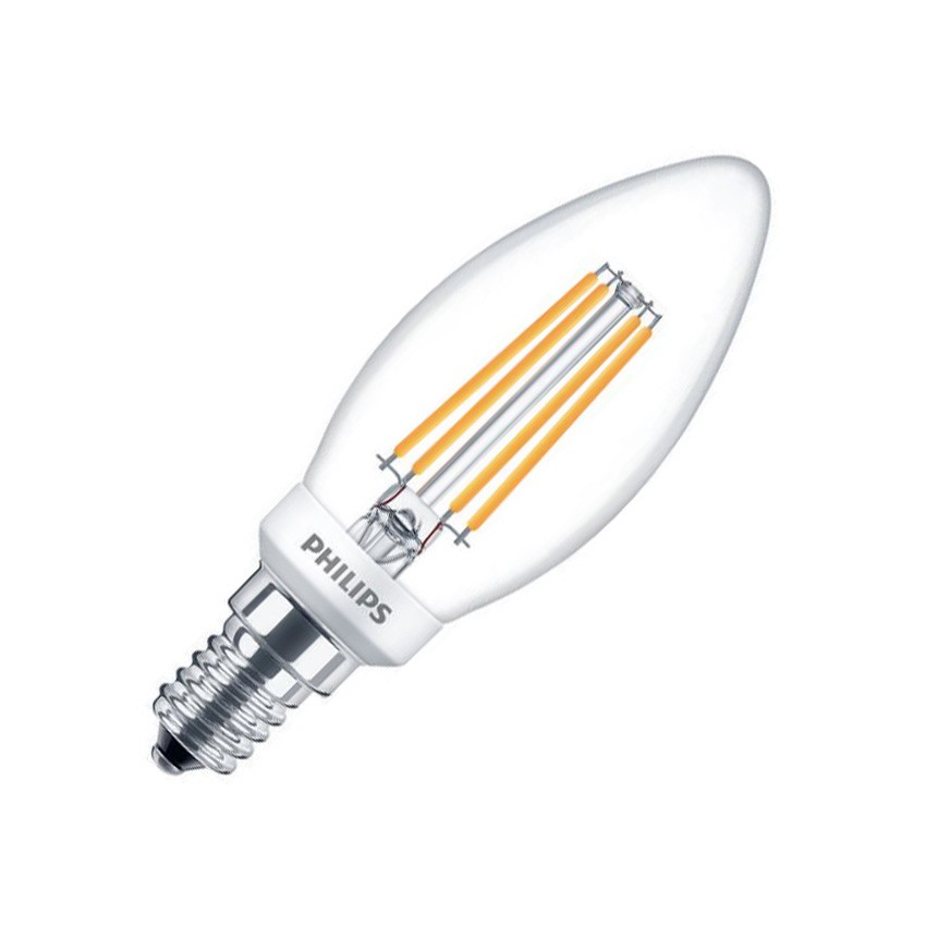 ampoule led e14 dimmable filament philips candle cla ba35 5w