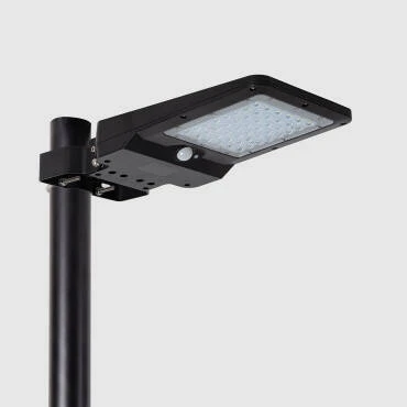 Photographie du produit : Lampadaire Solaire PRO avec Détecteur de Mouvement et Crépusculaire