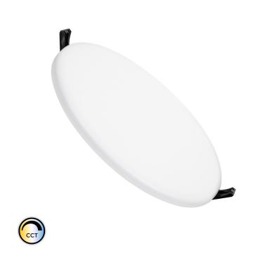 Dalle LED 24W Ronde CCT Sélectionnable Surface Coupe Ø 200 mm IP54