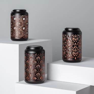 Photographie du produit : Lampe à Poser LED Solaire Portable Erté avec Batterie Rechargeable 