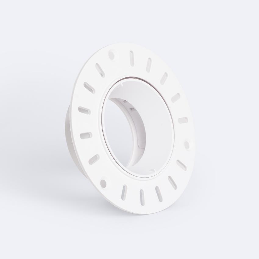 Suefix Round Tilting Downlight Ø70mm Cut Out Plasterboard Integration for GU10 / GU5.3 LED Bulbs