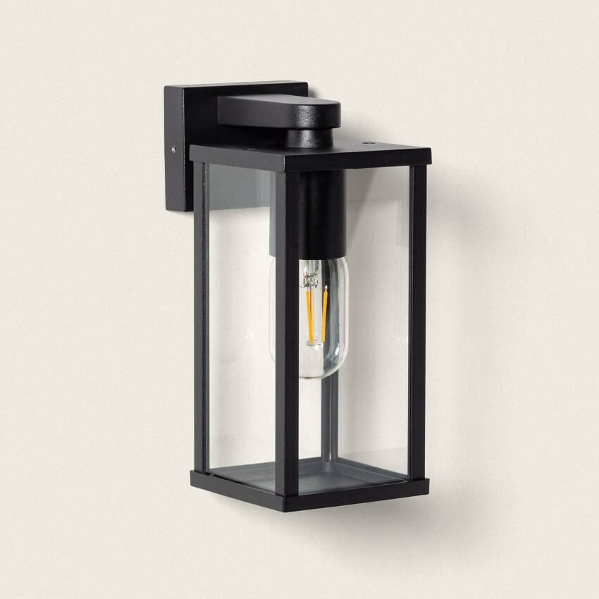 Cashel Aluminium & Glass Outdoor Wall Lamp 