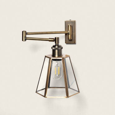 Product photography: Brontom Metal & Glass Wall Lamp 