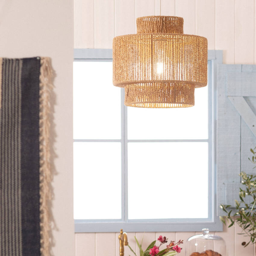 Neka Braided Paper Pendant Lamp