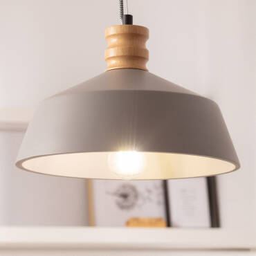 Product photography: Kukojoa Concrete and Wood Pendant Lamp 