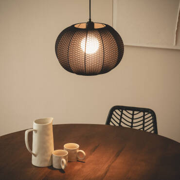 Product photography: Taupiri Fabric Pendant Lamp 