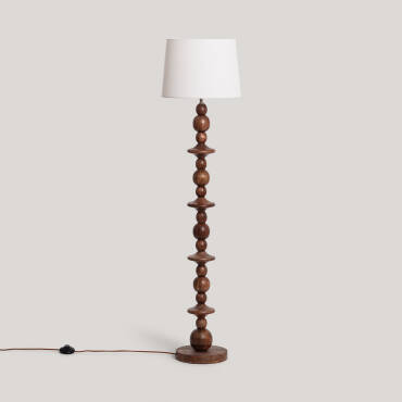 Tanish Wood Floor Lamp 