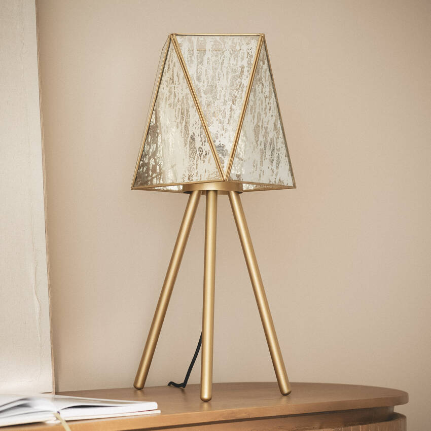 Mattina Metal & Glass Table Lamp ILUZZIA 