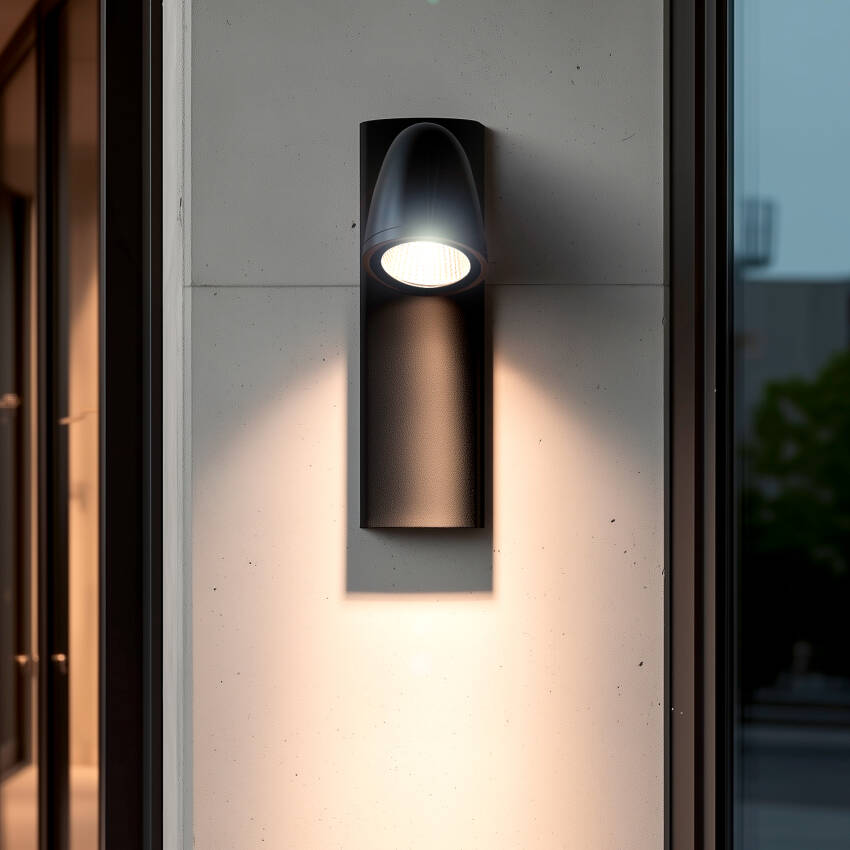 Abel 6W Aluminium Outdoor LED Wall Lamp 