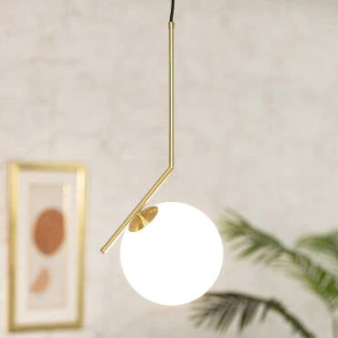 Product photography: Moonlight Metal & Glass Pendant Lamp 
