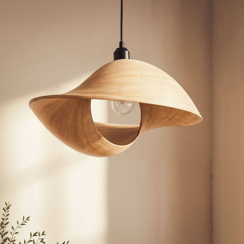 Acacia Shuka Bamboo Pendant Lamp ILUZZIA