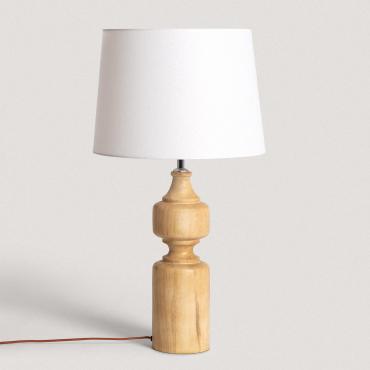 Product photography: Sansa Wooden Table Lamp ILUZZIA 