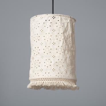 Product photography: Otomi Fringed Cotton Pendant Lamp 