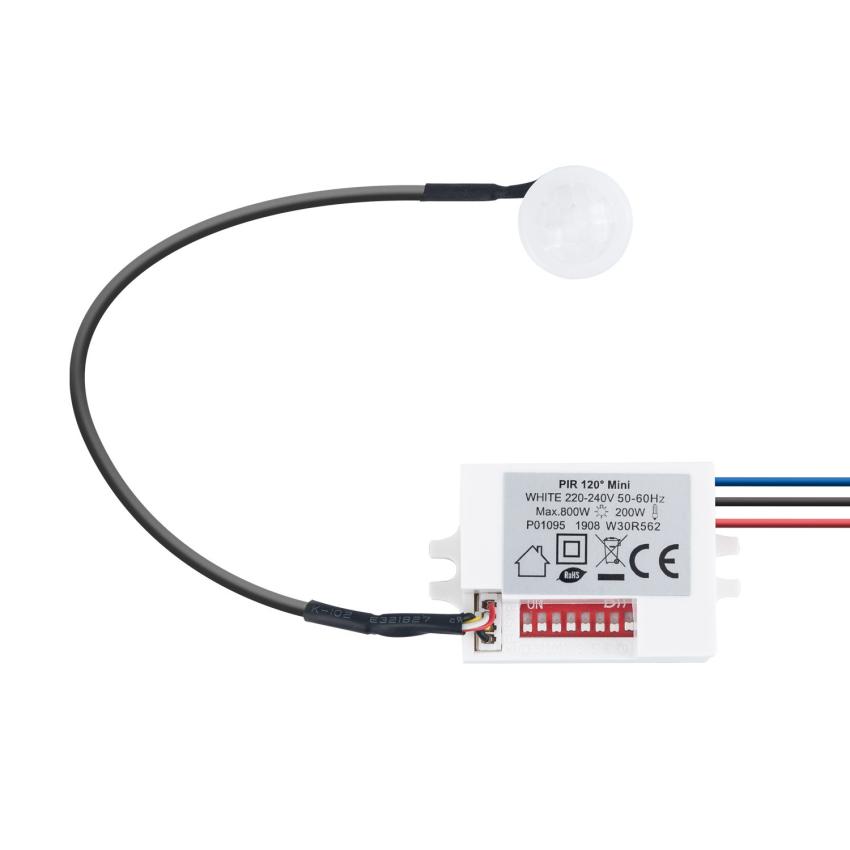 Recessed 120º PIR Motion Sensor 