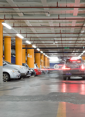 Illuminazione per garage e parcheggi