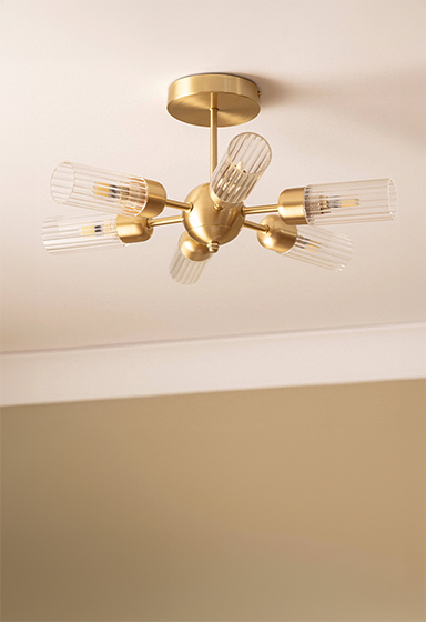 Plafondlampen in art deco stijl