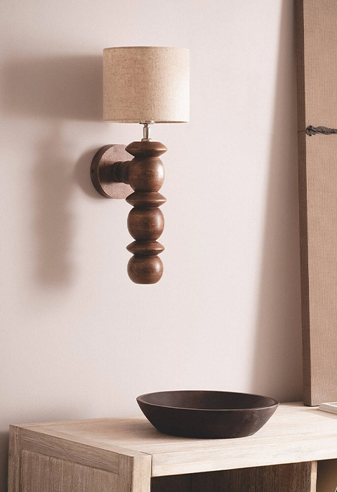 Wandleuchten und Lampen im kolonialen Stil