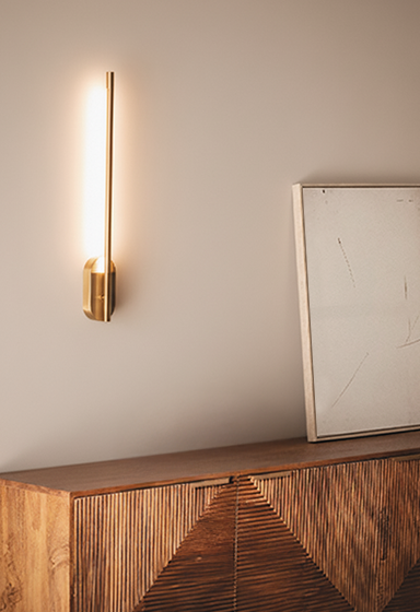 Wandkandelaars en lampen