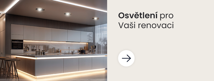 LED osvětlení pro renovaci interiéru