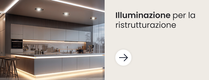 Illuminazione a LED per la ristrutturazione degli interni