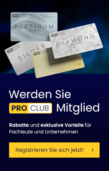 PRO CLUB: Vorteile fur fachleute