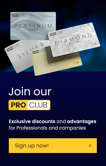 PRO CLUB: Advantages professionals and distributors