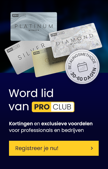 PRO CLUB: Voordelen voor zakelijke klanten