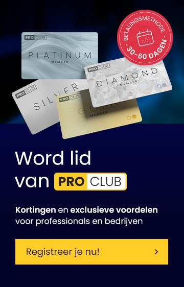 PRO CLUB: Voordelen voor zakelijke klanten