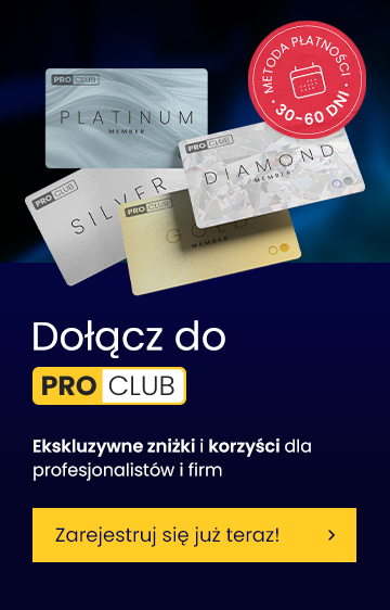 PRO CLUB: Zalety dla Profesjonalistów