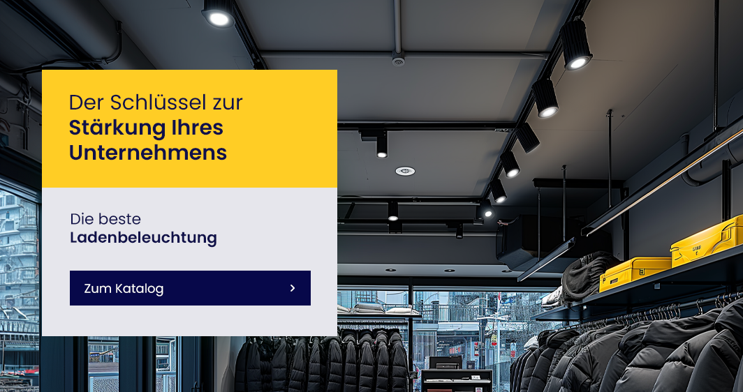 LED Beleuchtung für Shops