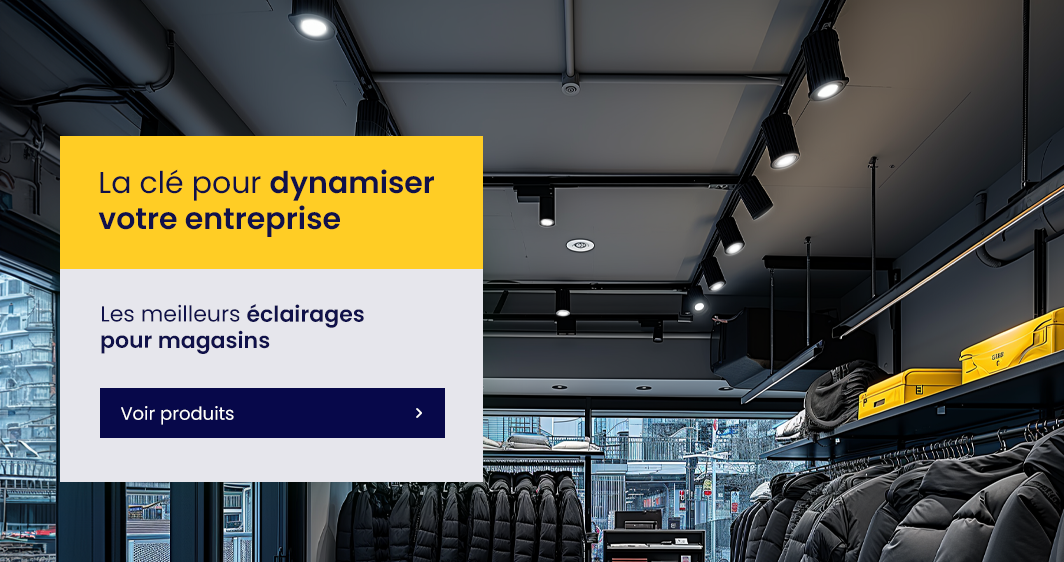 Éclairage LED pour magasins
