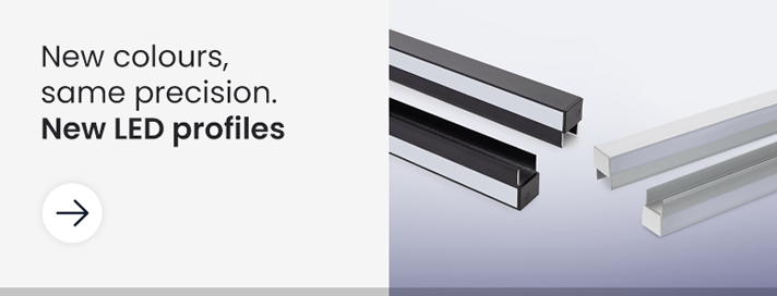LED profiles and moldings for LED strips