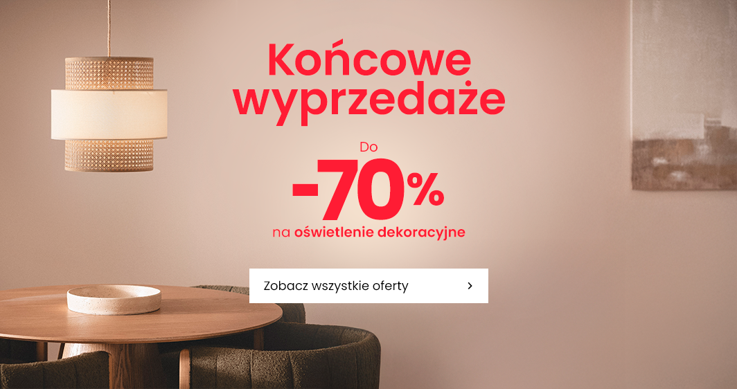 Letnia wyprzedaż końcowa: Do -70% na duży wybór produktów