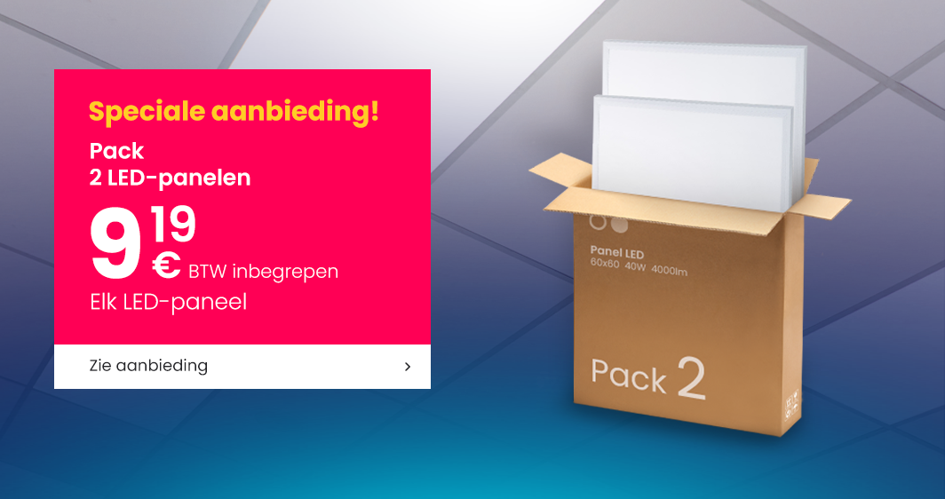 Promotie Pakket 2 LED-panelen