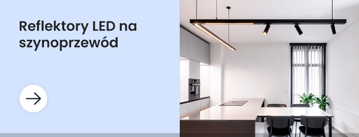 Reflektory LED Szynowe