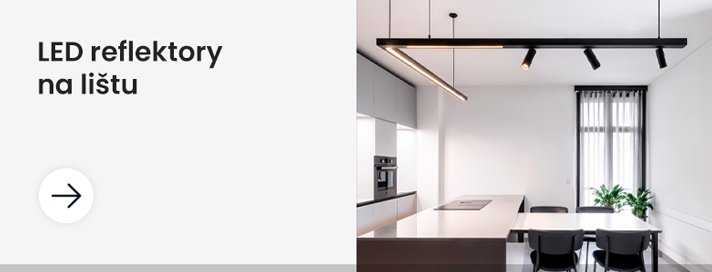 Lištové LED reflektory