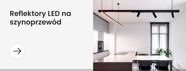 Reflektory LED Szynowe