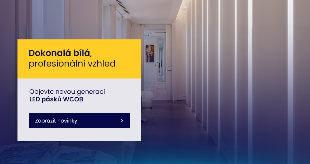 Nová řada LED pásků WCOB