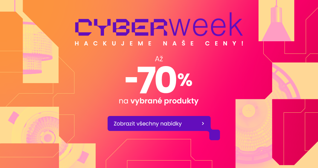 Cyber Week 2025: Až -70% na vybrané produkty