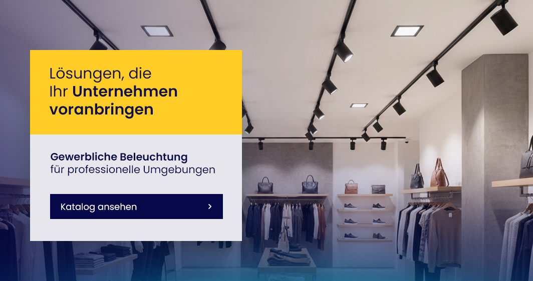 LED Beleuchtung für Shops