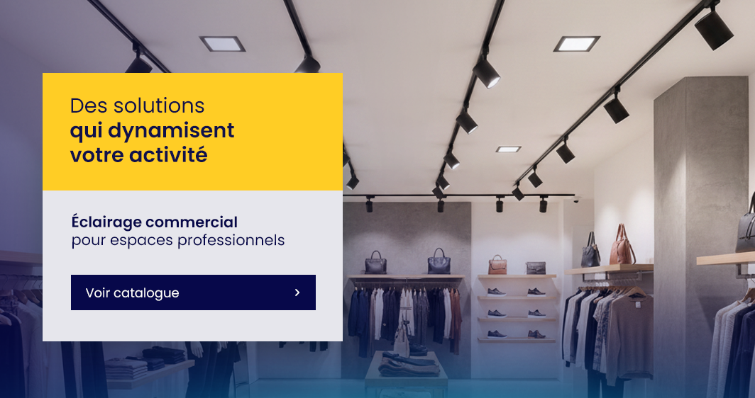 Éclairage LED pour magasins