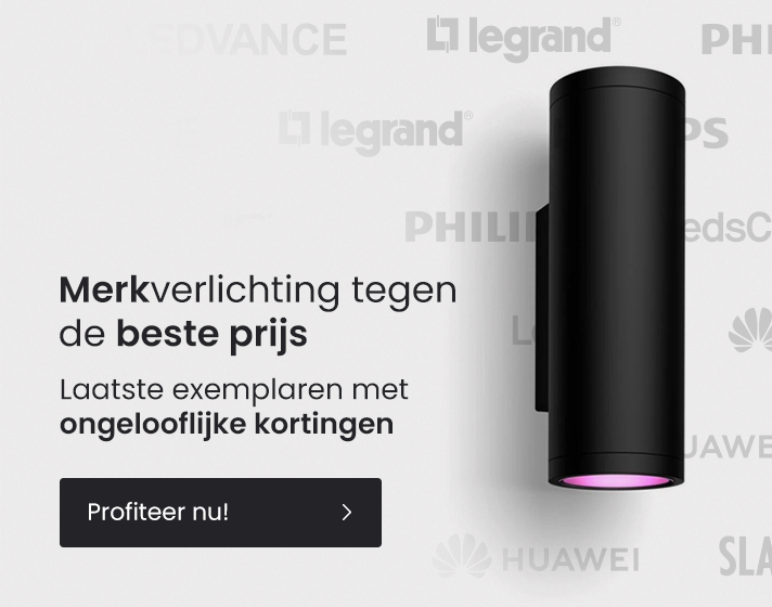 Merkverlichting tegen de beste prijs