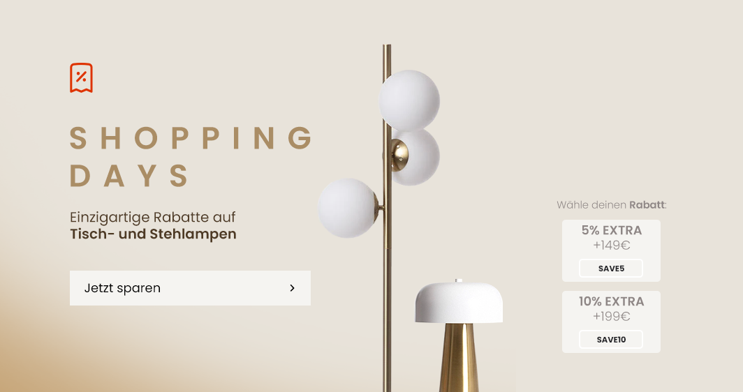 Rabatte und Sonderaktionen Shopping days