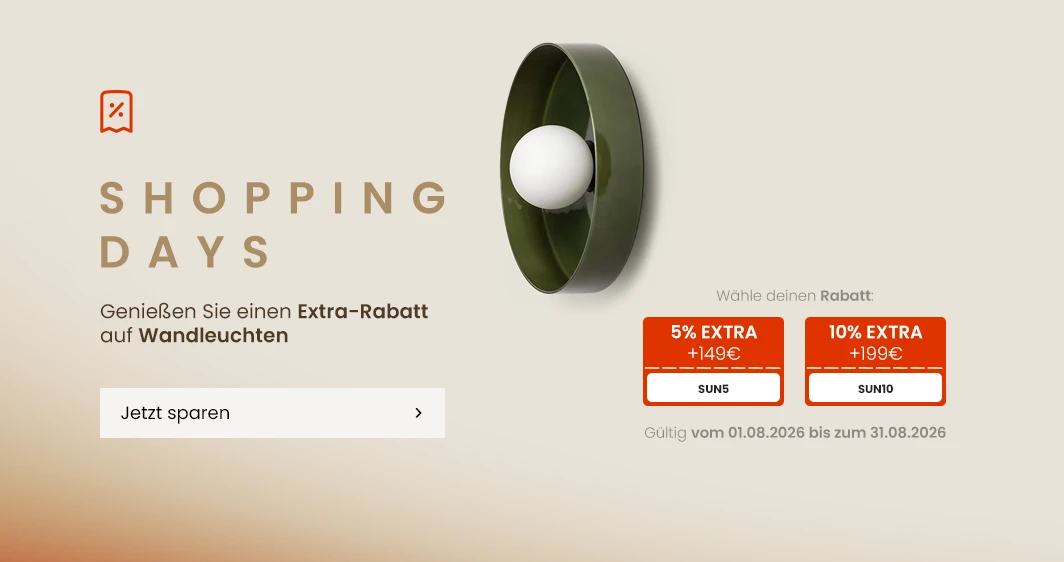 Rabatte und Sonderaktionen Shopping days