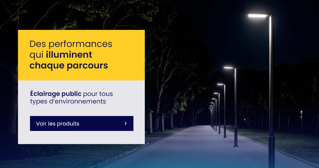 Éclairage public LED
