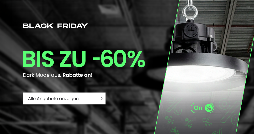 Black Friday 2026: Angebote für LED-Beleuchtung, Leuchten und LED-Dekoration