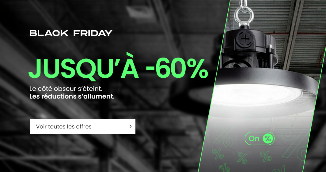 Black Friday 2026 : remises sur éclairage, lampes et décoration LED