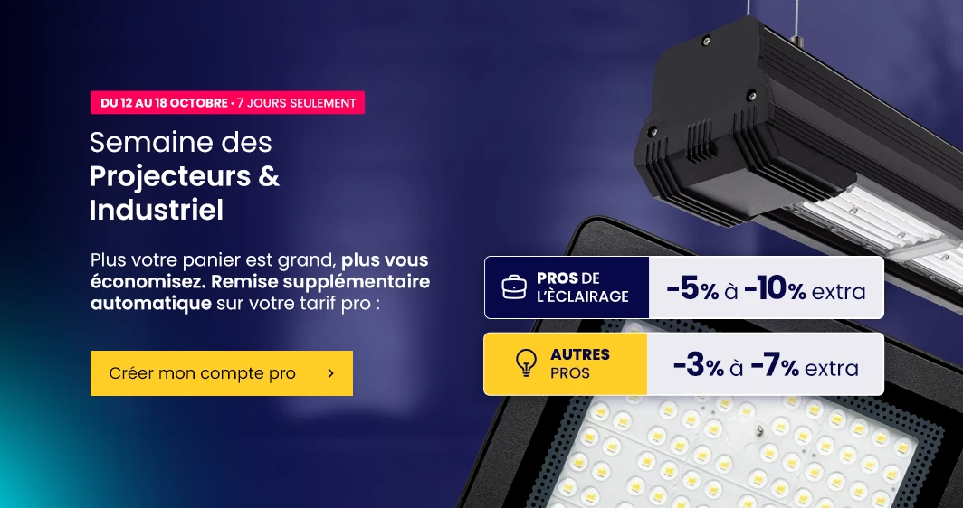 Éclairage LED Industriel