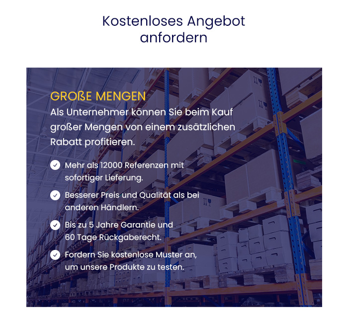 Kostenloses Angebot anfordern